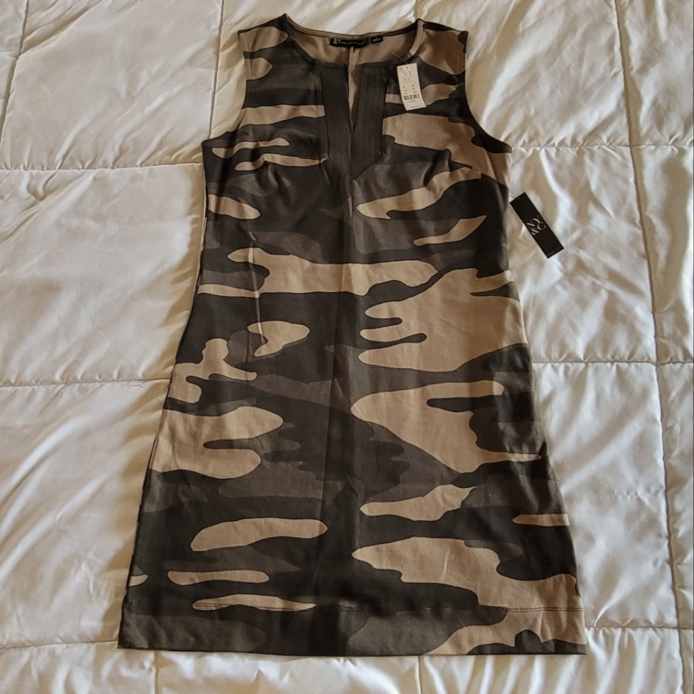 NWT NY&Co camouflage dress